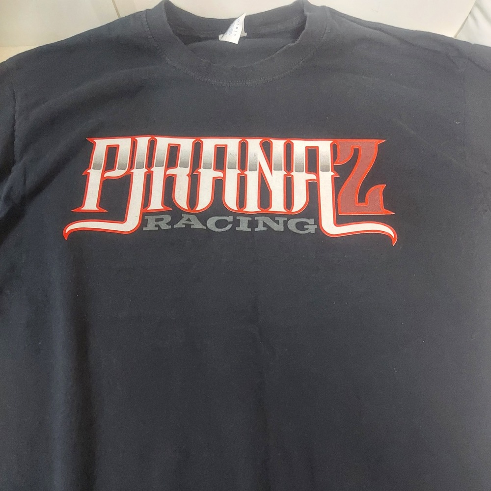Franz Racing‎ T Shirt Size L Black Graphic Tee "If You Wanna Win" Devil